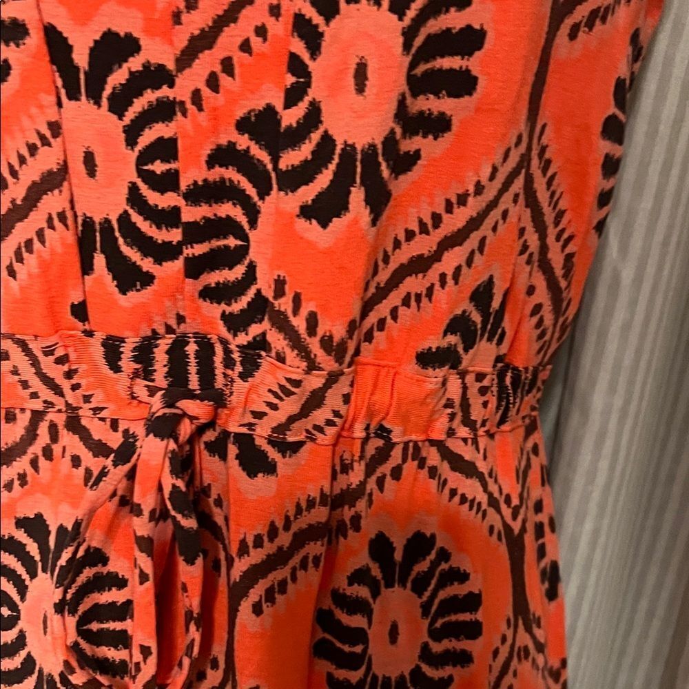 Fresh Produce Orange and Black Maxi Dress - Picture 2 of 8